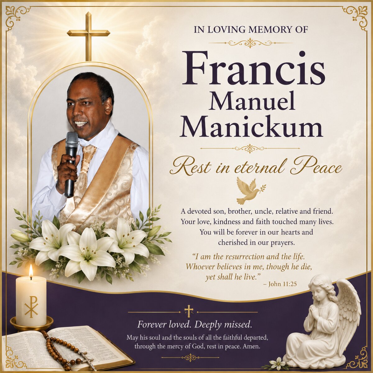 Profile photo of Francis Manuel Manickum