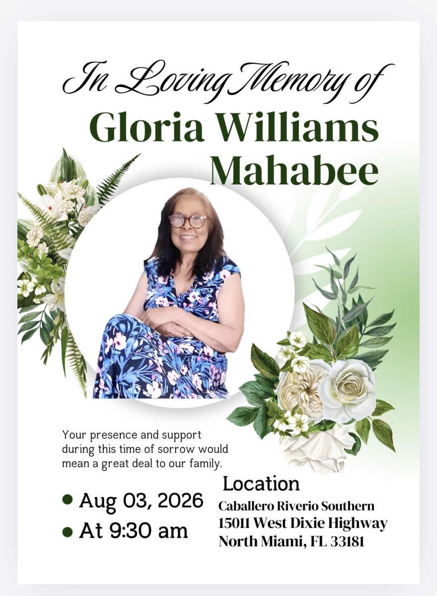 Profile photo of Gloria Joyce Williams Mahabee